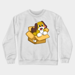 Dog in Box Crewneck Sweatshirt